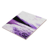 紫と紫のトワイライトビーチ タイル (側面)