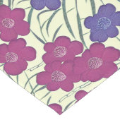 紫と紫の花 ロングテーブルランナー (コーナー)