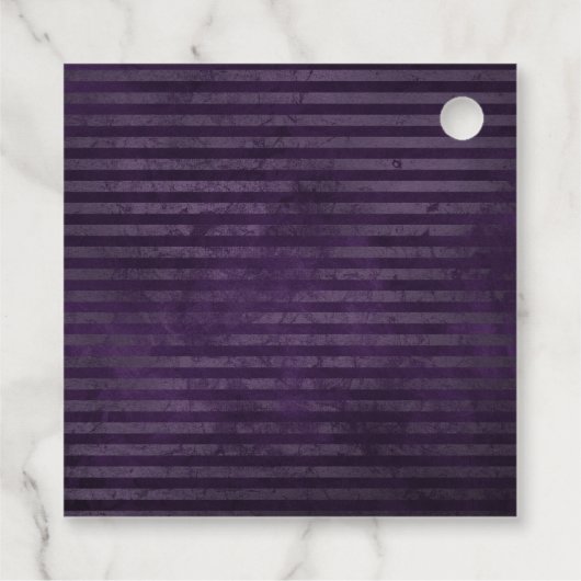 紫と緑のバラ フェイバータグ (裏面)