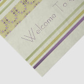 紫と緑のフローラ 薄葉紙 (詳細)