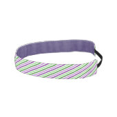 紫と緑のヘッドバンド アスレチックヘッドバンド (右)