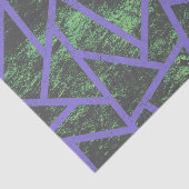 紫と緑のモザイク模様 薄葉紙 (詳細)