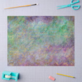 紫と緑の切り離し上の金ゴールドスクリプト 薄葉紙 (クラフト)