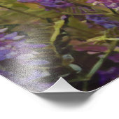 紫と緑の北極ルピネ フォトプリント            (角)