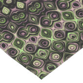 紫と緑の宝石トーンマンダラデザイン ロングテーブルランナー (コーナー)