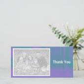 紫と緑の影 サンキューカード (スタンド正面)