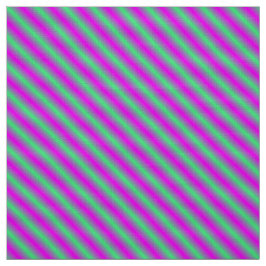 紫と緑の斜線ストライプ ファブリック