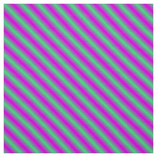 紫と緑の斜線ストライプ ファブリック (見本)