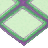 紫と緑の格子模様のテーブルクロス テーブルクロス (アングル)