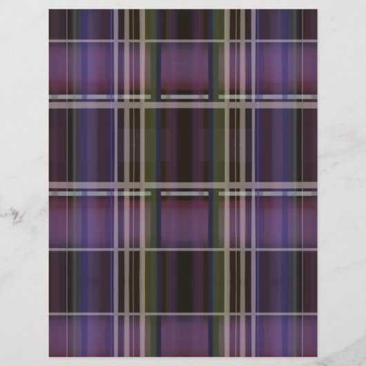 紫と緑の格子縞 (正面)