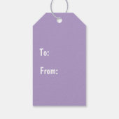 紫と緑の格子縞 ギフトタグ (裏面)