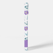 紫と緑の水彩野の花の名前 Case-Mate iPhoneケース (裏面 / 右)