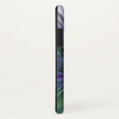 紫と緑の花 モダン アブストラクトアート フラクタル Case-Mate iPhoneケース (裏面/右)