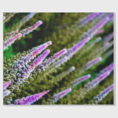 紫と緑の野草 ラッピングペーパー (フラット)