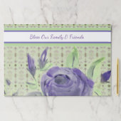 紫と緑の25ピースランチョンマット ペーパーパッド (インサイチュ)