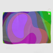 紫と緑403 ゴルフタオル (横)