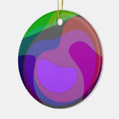 紫と緑403 セラミックオーナメント (左)