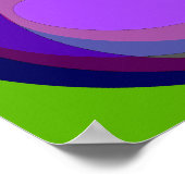 紫と緑403 ポスター (角)