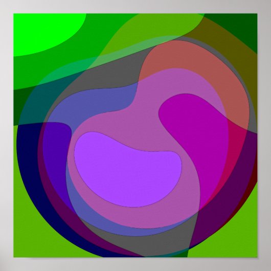 紫と緑403 ポスター (正面)