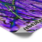 紫と緑 ポスター (角)