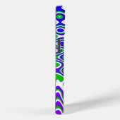 [紫と緑]渦巻き旋回 Case-Mate iPhoneケース (裏面 / 右)