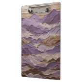 紫と茶色の神秘的な山 クリップボード (左)