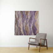 紫と茶色の神秘的な山 タペストリー (インサイチュ(横))