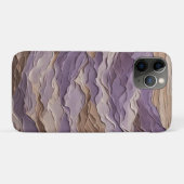 紫と茶色の神秘的な山 Case-Mate iPhoneケース (裏面(横))