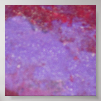 紫と赤のプリント ポスター