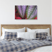 紫と赤の葉のキャンバス キャンバスプリント (インサイチュ (寝室))