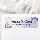 紫と金のミニマル ラベル (インサイチュ)