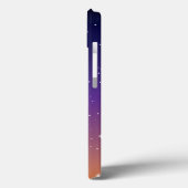 紫と金の星空の夕焼けの空 Case-Mate iPhoneケース (裏面 / 左)