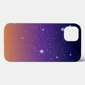 紫と金の星空の夕焼け空 Case-Mate iPhoneケース (裏面 (横))