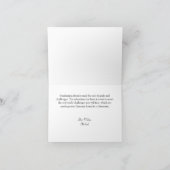 紫と金ゴールドおめでとう卒業 カード (内部)