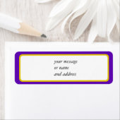 紫と金ゴールドのト縁どリム ラベル (インサイチュ)