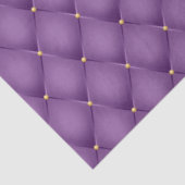 紫と金ゴールドのフローラシリーズデザイン13 薄葉紙 (詳細)