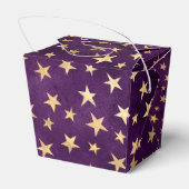 紫と金ゴールドのヴィンテージウ動揺してィザード フェイバーボックス (裏面サイド)