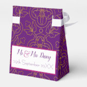 紫と金ゴールドの好意ボックス フェイバーボックス (裏面サイド)