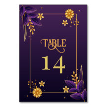 紫と金ゴールドの美学のフローラ