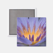 紫と金ゴールドの花 – マグネット (正面/裏面)