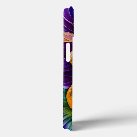 紫と金ゴールドひまわり Case-Mate iPhoneケース (裏面 / 右)