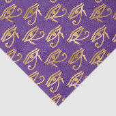 紫と金ゴールドエジプトの目のラティッシュペーパー 薄葉紙 (詳細)