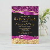 紫と金ゴールドグラムティアーズ大晦日パーティー 招待状 (スタンド正面)