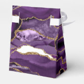紫と金ゴールドグリッター瑪瑙 フェイバーボックス (裏面サイド)