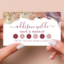 紫と金ゴールドモダンの液体水カラーインク