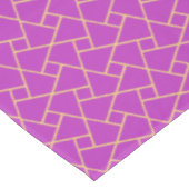 紫と金ゴールド効果イスラム様式テーブルクロス テーブルクロス (アングル)