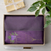 紫と金ゴールド動揺してグランジフローラ 薄葉紙 (ギフト)
