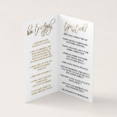 紫と金ゴールド唇の説明 名刺 (内部)