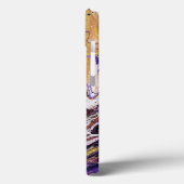 紫と金ゴールド抽象芸術 Case-Mate iPhoneケース (裏面 / 左)