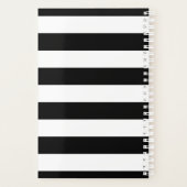 紫と金ゴールド水彩フラワーズプランナー プランナー手帳 (裏面)